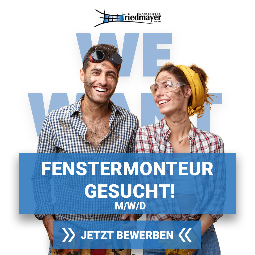 fenstermontuer gesucht