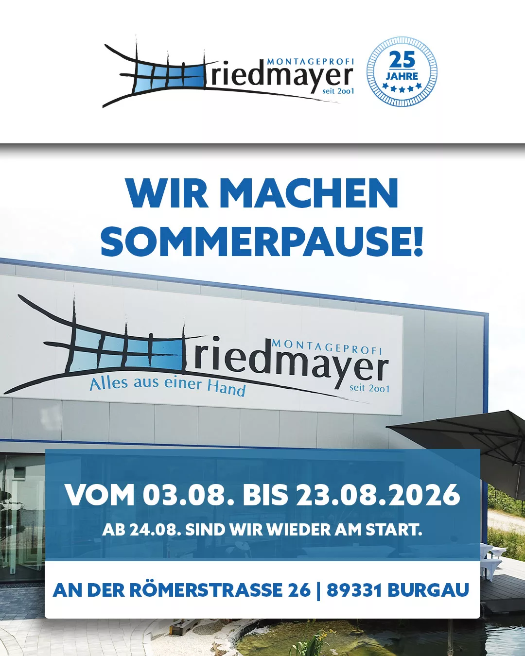 Riedmayer Montageprofi in Burgau - Fenster, Haustüren und Montage